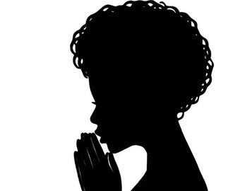 Praying woman