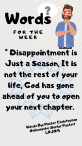 Words for the week